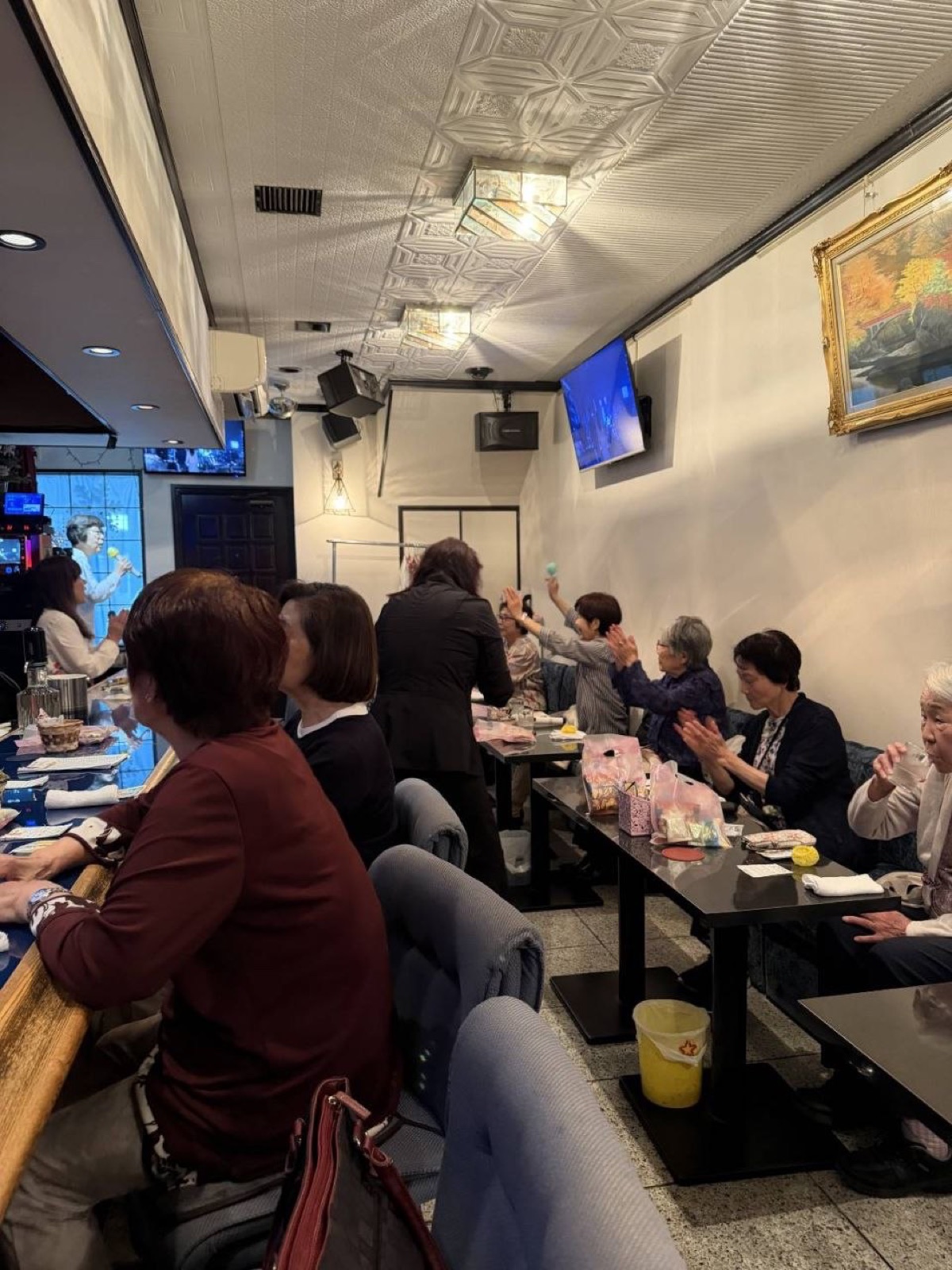 カラオケ大会の様子